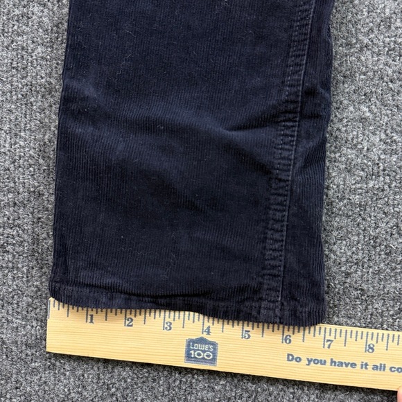J.Crew Matchstick Corduroy Pants Womens 28 Regular Navy Blue Straight Leg 03903 - Picture 8 of 11